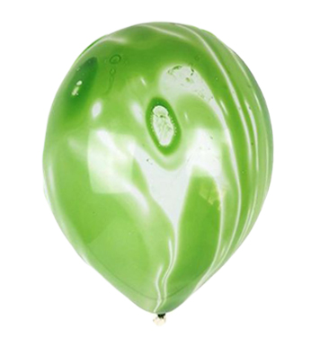 Green Superagate Helium Latex Balloon